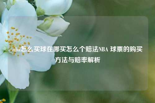 nba怎么买球在哪买怎么个赔法NBA 球票的购买方法与赔率解析