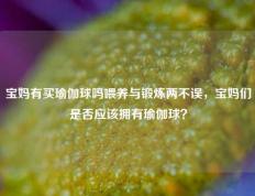宝妈有买瑜伽球吗喂养与锻炼两不误，宝妈们是否应该拥有瑜伽球？