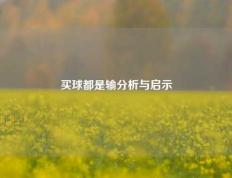 买球都是输分析与启示
