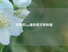 买球的app面和意不和和谐