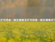 乒乓球桌一般在哪里买乒乓球桌一般在哪里买？