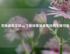 龙珠体育买球app下载探索体育竞技的无限可能