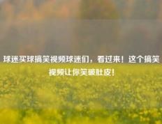 球迷买球搞笑视频球迷们，看过来！这个搞笑视频让你笑破肚皮！
