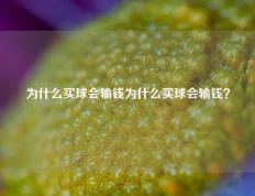 为什么买球会输钱为什么买球会输钱？