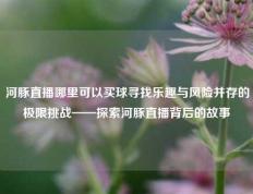 河豚直播哪里可以买球寻找乐趣与风险并存的极限挑战——探索河豚直播背后的故事