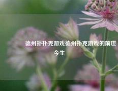 🏅德州扑扑克游戏德州扑克游戏的前世今生