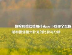 🥉梭哈和德信德州扑克app下载哪个难梭哈和德信德州扑克的比较与分析