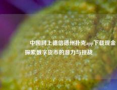 🎖️中国网上德信德州扑克app下载现金探索数字货币的潜力与挑战