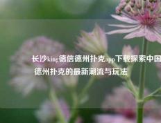 👉长沙king德信德州扑克app下载探索中国德州扑克的最新潮流与玩法