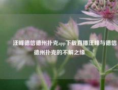 ✌️汪峰德信德州扑克app下载直播汪峰与德信德州扑克的不解之缘