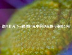 德州扑克 float德州扑克中的浮点数与策略分析