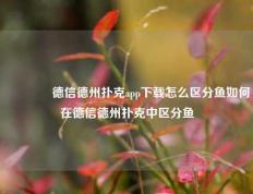 👈德信德州扑克app下载怎么区分鱼如何在德信德州扑克中区分鱼