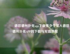 🥈德信德州扑克app下载多少个买入德信德州扑克APP的下载与充值教程