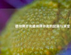 🏅德州牌扑克德州牌扑克的起源与演变