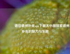 👈德信德州扑克app下载大小图探索德州扑克的魅力与乐趣