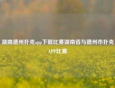 湖南德州扑克app下载比赛湖南省与德州市扑克APP比赛