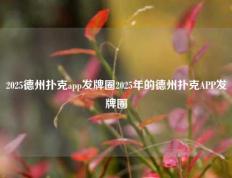 2025德州扑克app发牌圈2025年的德州扑克APP发牌圈