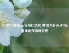 2025德州扑克app保险比例2025年德州扑克APP保险比例预测与分析