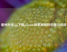 德州扑克app下载gameloft探索游戏的乐趣与挑战