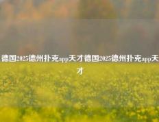 德国2025德州扑克app天才德国2025德州扑克app天才