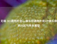 无锡 2025德州扑克app俱乐部德州扑克APP俱乐部的兴起与未来展望