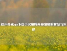 德州扑克app下载小说底牌揭秘隐藏的智慧与策略