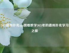 2025德州扑克app困难教学2025年的德州扑克学习之旅