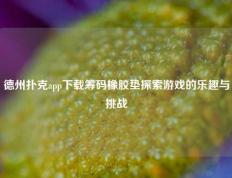 德州扑克app下载筹码橡胶垫探索游戏的乐趣与挑战