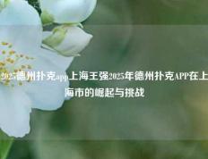 2025德州扑克app上海王强2025年德州扑克APP在上海市的崛起与挑战