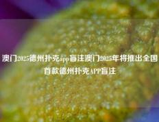澳门2025德州扑克app盲注澳门2025年将推出全国首款德州扑克APP盲注