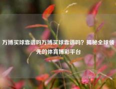 万博买球靠谱吗万博买球靠谱吗？揭秘全球领先的体育博彩平台