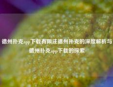 德州扑克app下载有限注德州扑克的深度解析与德州扑克app下载的探索