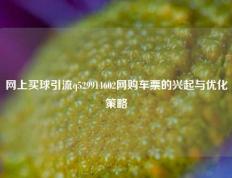 网上买球引流q529914602网购车票的兴起与优化策略