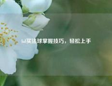 lol买法球掌握技巧，轻松上手