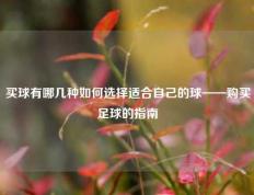 买球有哪几种如何选择适合自己的球——购买足球的指南