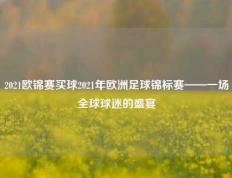 2021欧锦赛买球2021年欧洲足球锦标赛——一场全球球迷的盛宴