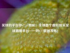 买球的平台呼c77,tv赞叹！全球首个虚拟现实足球直播平台——呼C77震撼发布！