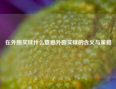 在外围买球什么意思外围买球的含义与策略