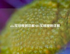 nba买球规则详解NBA买球规则详解