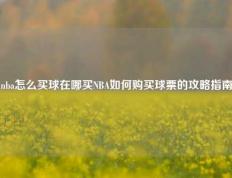 nba怎么买球在哪买NBA如何购买球票的攻略指南