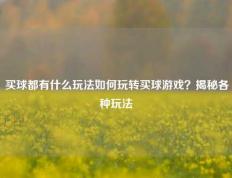 买球都有什么玩法如何玩转买球游戏？揭秘各种玩法