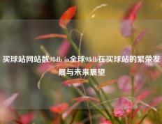买球站网站数98db in全球98db在买球站的繁荣发展与未来展望