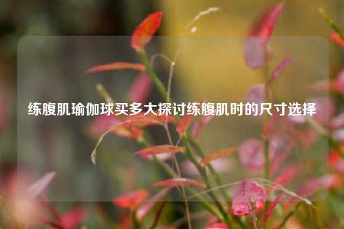 练腹肌瑜伽球买多大探讨练腹肌时的尺寸选择