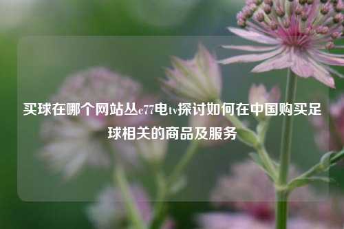 买球在哪个网站丛c77电tv探讨如何在中国购买足球相关的商品及服务