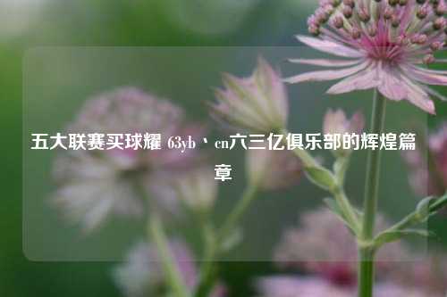 五大联赛买球耀 63yb丶cn六三亿俱乐部的辉煌篇章
