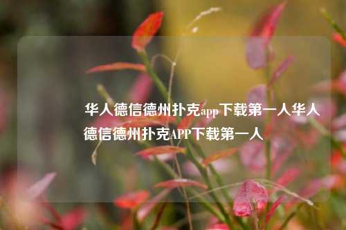 🌈华人德信德州扑克app下载第一人华人德信德州扑克APP下载第一人