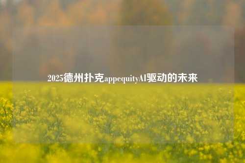2025德州扑克appequityAI驱动的未来